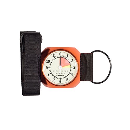 Alti-2 Altimaster III Galaxy Analog Skydiving Altimeter Glow Face Feet (Orange)