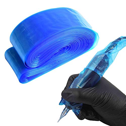 200Pcs Tattoo Clip Cord Covers Bysiter Heavy Duty Disposable Hygiene Safety Tattoo Clip Cord Sleeves Bags Covers For Tattoo Machine Gun Accessories,Tattoo Kits, Tattoo Supplies (200pcs)