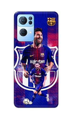 Image of Printed Hard Back Cover Case for Oppo Reno7 Pro 5G | Oppo Reno 7 Pro 5G Back Cover (Famous Football Player) -1111