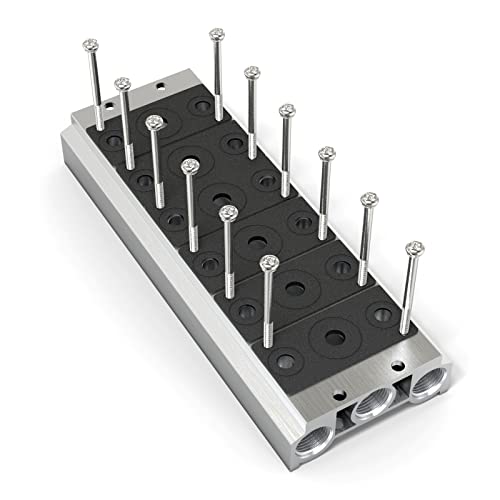 TAILONZ PNEUMATIC 200M 6-position manifold 4V210-08 solenoid valve base manifold solenoid valve base with accessories - Image 5