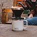 YETI Rambler 14 oz Ceramic Lined Stackable Mug, Vacuum Insulated, Stainless Steel with MagSlider Lid, Black Forest Green