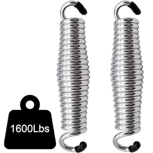 2Pack Heavy Duty Porch Swing Springs, 1600lb Capacity,...