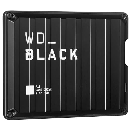 WD_BLACK 2TB P10 Game Drive - Portable External Hard Drive HDD, Compatible with Playstation, Xbox, PC, & Mac - WDBA2W0020BBK-WESN
