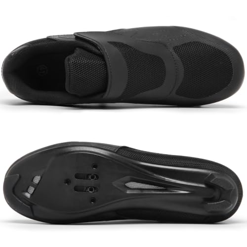 Image of Womens Cycling Shoes Compatible with Peloton Indoor Road Bike Riding Shoes Pre-Installed Delta Cleats Clip Outdoor Pedal