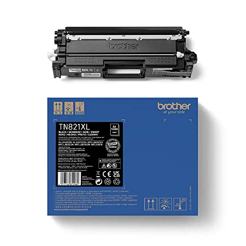 Brother TN-821XLBK | Cartouche de Toner | Couleur Noir | pour HL-L9430CDN, HL-L9470CDN, HL-L9470CDNT, HL-L9470CDNTT