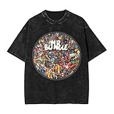 Mr Vintage Oversized T Shirt Music Bungle Summer Sports Graphic Round Neck Short Sleeve T-Shirts for Mens Womens Xx-Large