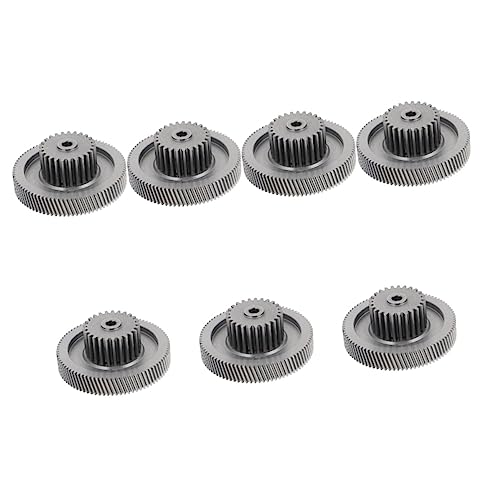 SUPVOX Kit De Carro De Engrenagem De Motor De 7 Peças Engrenagem De Motor De Metal Engrenagem Descas