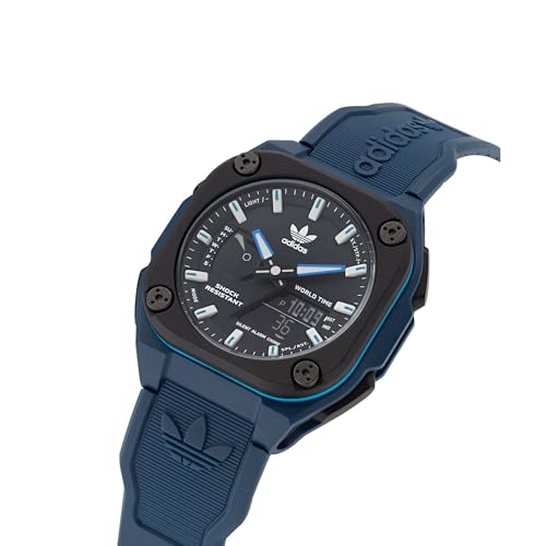 Image of Adidas Originals 45 mm Blue Dial Unisex Watch - AOST22545