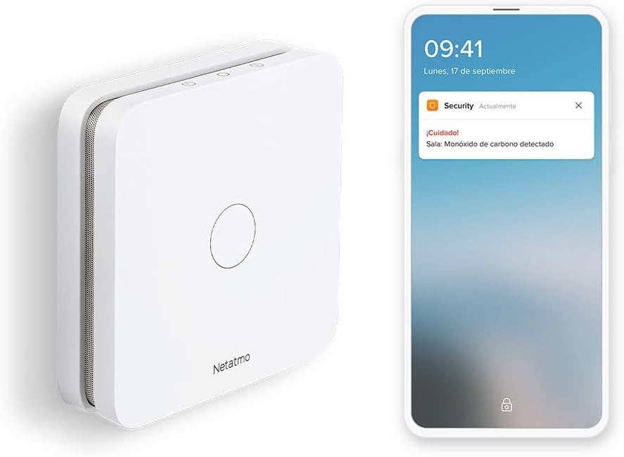 Detector inteligente de monóxido de carbono Netatmo por 55,36€ ¡¡45% de descuento!!
