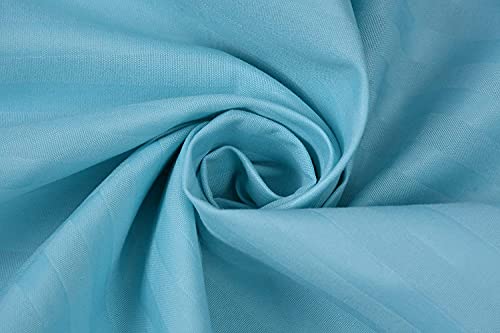 Image of Prime Collection 250 TC Combo Pack of 2 Single Sized (90x60) Satin Striped Bedsheet with 2 Pillow Cover Long Lasting Single Bedsheet for Hotel, Hospital and Home Use