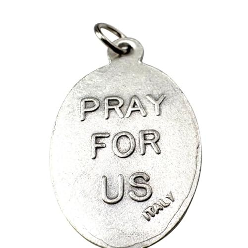 Westmon Works Joan of Arc Medal Set Italian Made Metal Medallion with USA Made Holy Prayer Card3