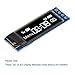 MakerFocus 2pcs 0.91 Inch I2C IIC OLED Display Module 128 x 32 Pixel SSD1306 Driver Self-Luminous Display Board for Arduino/Raspberry Pi/ESP32 (White)