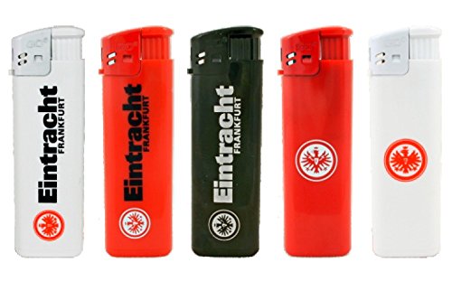 Preisvergleich Produktbild 5er Set Feuerzeug Prestige EINTRACHT FRANKFURT