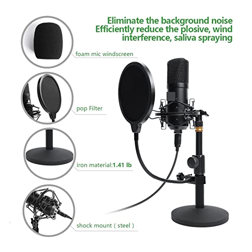 Microphone USB 192KHZ/24BIT avec kit de bras articulé A04TC pour enregistrement - 5