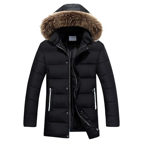 Chaqueta acolchada invierno hombre con aislamiento térmico grueso
