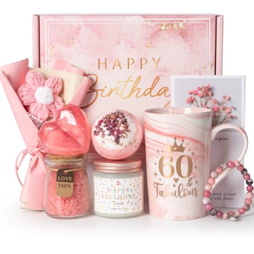 60th Birthday Gifts for Women, Happy 60 Year Old Birthday