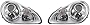Rareelectrical NEW OEM PAIR OF HEADLIGHTS COMPATIBLE WITH PORSCHE CAYENNE 2003-2005 2006 XENON 46660 46661 95563115751 95563115851