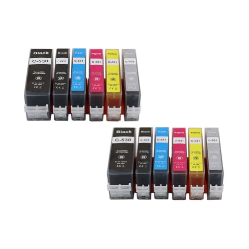 Cartouche PGI-530 CLI-531 PGI530 PGI531 jet d'encre compatible TS8750 TS8751