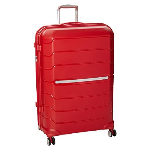 Samsonite Mala de Viagem Octolite Vermelha Grande Expansível