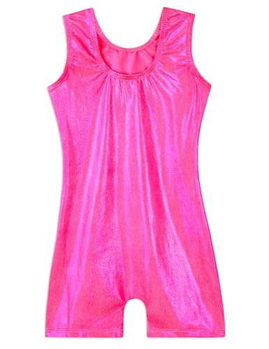 Image of Domusgo Gymnastics Leotards for Girls Sparkly One Piece Biketard Size 1-10Y