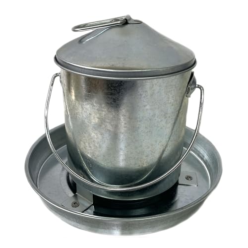 ベルバード 鳥用・ニワトリ用 メタル自動給餌器 (容量:2kg)