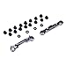 Team Losi Rear Suspension Mount Set Aluminum: Mini 8IGHT