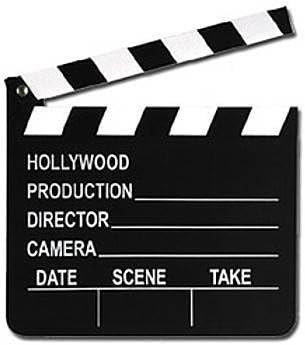 3 x Hollywood Wooden Clapper Board