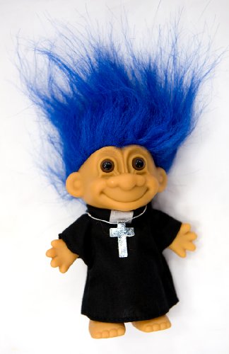 Muñeco Troll My Lucky Troll PRIEST de 6 pulgadas miniatura 1