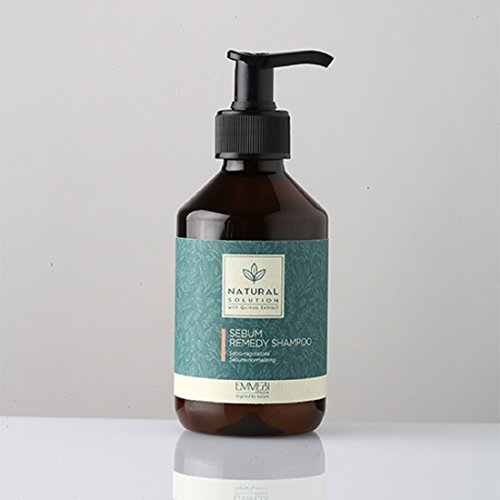 "Sebum Remedy Shampoo" 250 ml con estratti di quinoa per una normalizzazione del cuoio capelluto mediante sovrapproduzione di seg