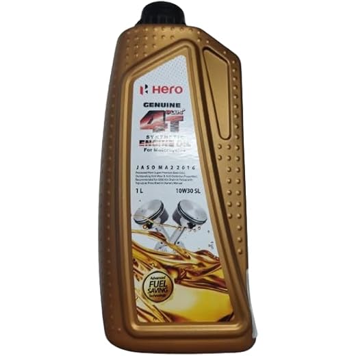 Hero MotoCorp 4T Plus 10W-30 Engine Oil 1000ml 1000 Ml