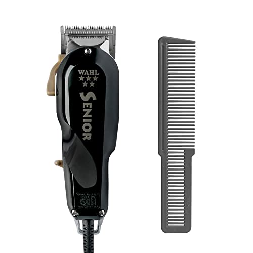Wahl Professional 5 Star Series Senior Clipper Large Styling Dark Grey Comb Bundle