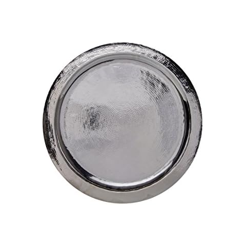 Marrakesch Bandeja de té Plata 60cm Cover