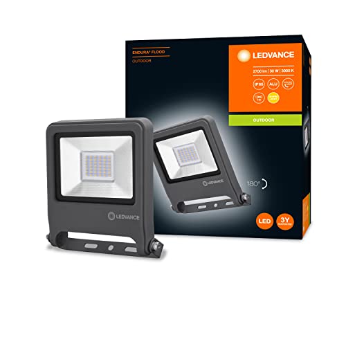 SYLVANIA-Floodlight-LED-for-Wall-Endura-Flood-Warm-White-30-W-220240-V-Beam-Angle-Calc-120-Warm-White-3000-K-Body-Material-Calc-Aluminum-1-Pack