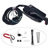 Amarine Made 881170A15 Boat Motor Side Mount Remote Control Box with 8 Pin for Mercury Outboard...