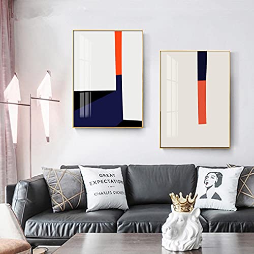 Toile abstraite et impression murale moderne Pop pour habiller un grand mur vide