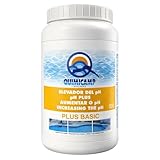 TECHZOCO Incrementador de pH, Regulador de pH, Adicionador de PH, Apto para incrementar el pH del Agua de la Piscina, Fabricado en España, Forma del Producto Granular, Contiene 2 Kg