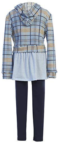 image for BNY Corner Big Girl 4 Pieces Hoodie Jacket Tank Top Legging Holiday Gi