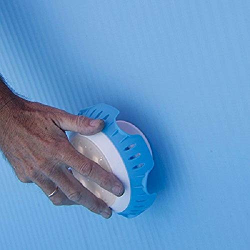 Proyector LED blanco Gre LEDRW para iluminación de piscinas elevadas de acero 6