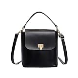 ALIKEEY Mujeres Joker Crossbody Invierno Vintage Cerradura Mano Cubo Bolsa Bolso De Hombro Bicicleta Boda Organizador...