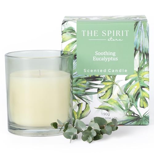 The Spirit Store Juego de velas perfumadas | Regalo de Navidad para mujeres novia para cumpleaños | Regalo de bienestar natural de soja grande