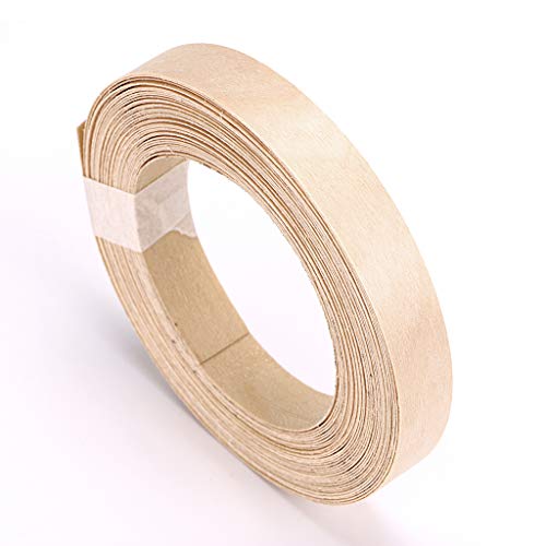 Cinta de chapa de madera de arce prepegada termoadhesiva de 19mm x 15m para cantos de armario 3