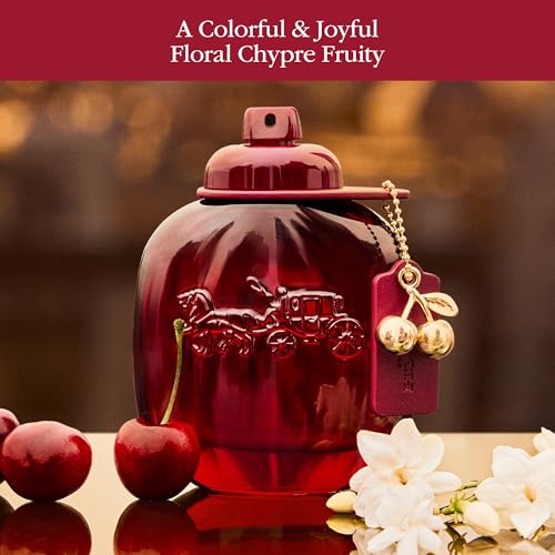 Image of COACH - Cherry Parfum - Women's Fragrance - Floral Chypre Fruity - With notes of Cherry, Jasmine Sambac & Ambrofix