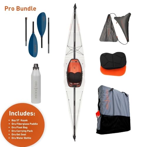 Oru Kayak BayST Folding Portable Lightweight Kayak - High Performance for Fishing, Sailboats and Backcountry Trips