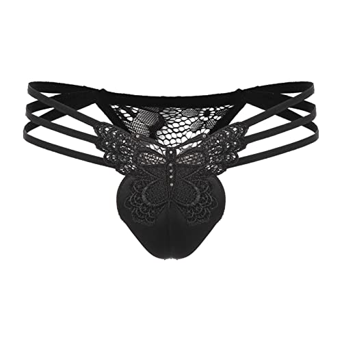 AGJGFM Men Hiding Gaff Panties Sponge Padded Jockstraps Thong Transgender Crossdressing Briefs, X-Large