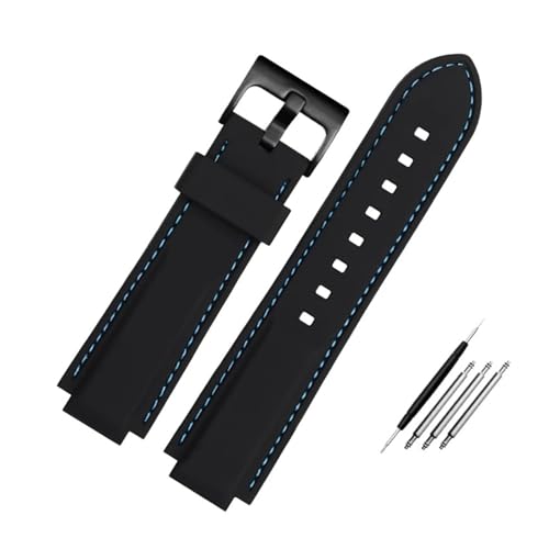 Bracelet montre silicone 24mm Oris Aquis pour le sport et la mer