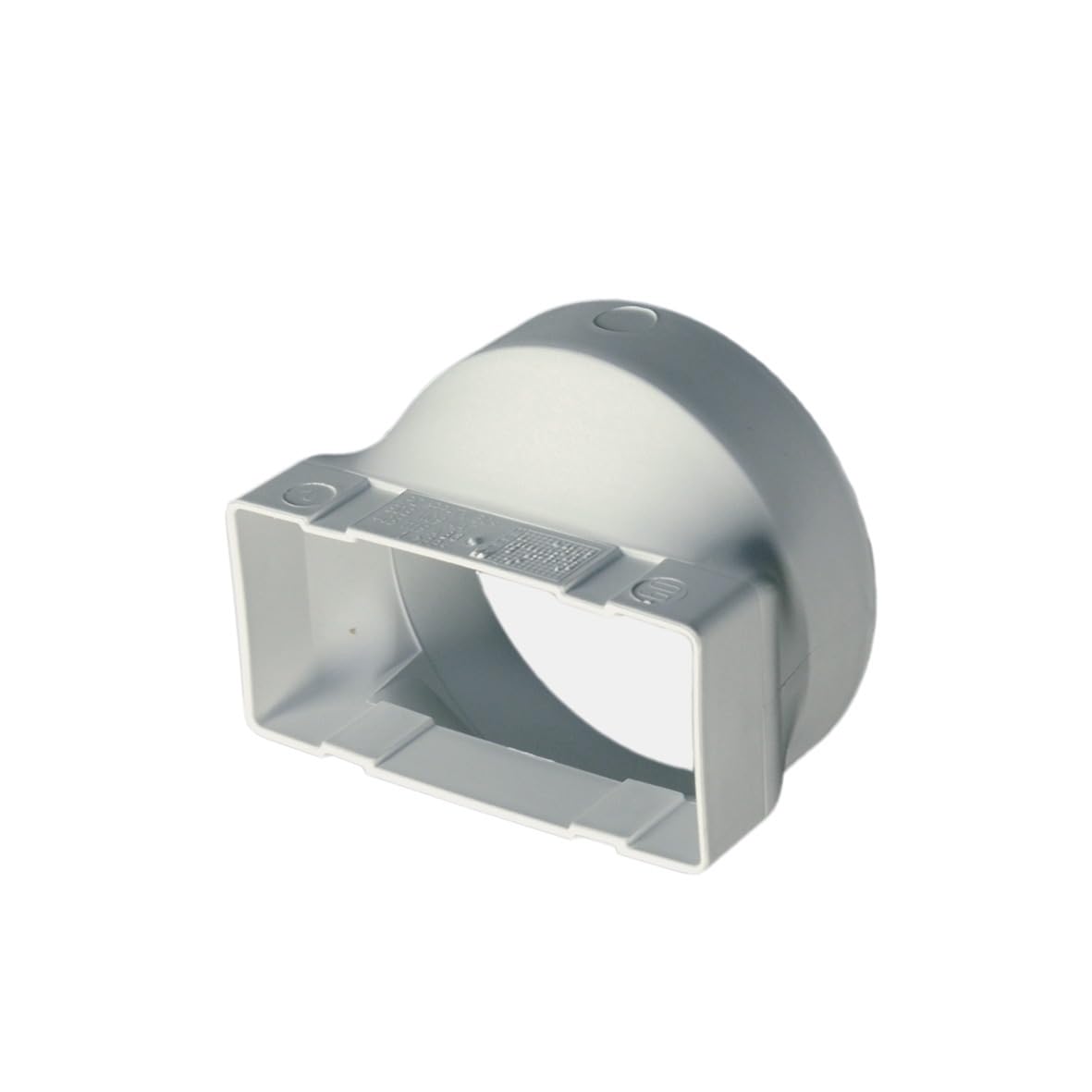 easyPART Kompatibel/Ersatz für BOSCH 00265678 Übergangsstück Adapter 100er Flach Rund Trockner Siemens