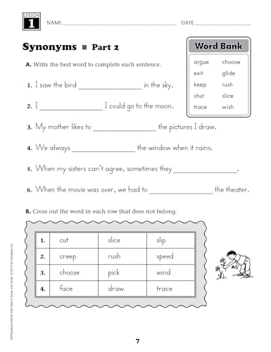 240 Vocabulary Words Kids Need to Know: Grade 2: 24 Ready-to-Reproduce Packets Inside! (Teaching Resources) - Image 5