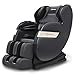Real Relax Massagesessel, Ganzkörpermassage Shiatsu Massagesessel mit Wärmefunktion Bluetooth für Wohnzimmer Hause und Büro, Favor-03 Plus Schwarz