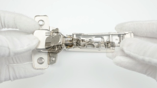 Furniware 10 pcs Soft Close Cabinet Hinge,4D Adjustment(Depth, Side,Height and Closing Speed) Full Overlay Hinges Nickel Plated,Euro and Fixing Screws