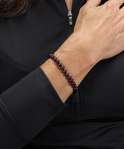 Image of Cherry Tree Collection - Small and Medium Sizes - Gemstone Beads Bracelets for Women, Men and Teenagers - 6 mm Round Beads
